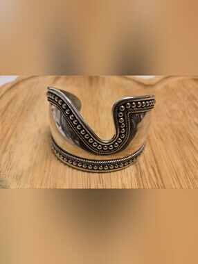 925 Taxco Storyteller Beaded Cuff Bracelet